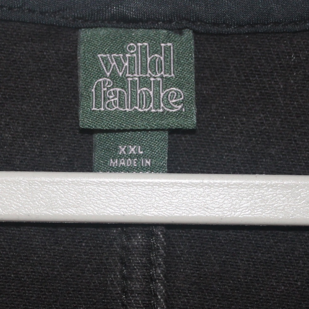 Women's Black Wild Fable Cropped Denim Vest in Sz (XXL) - Picture 3 of 9